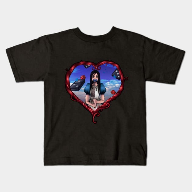 Alice Madness Returns Kids T-Shirt by hallstheien